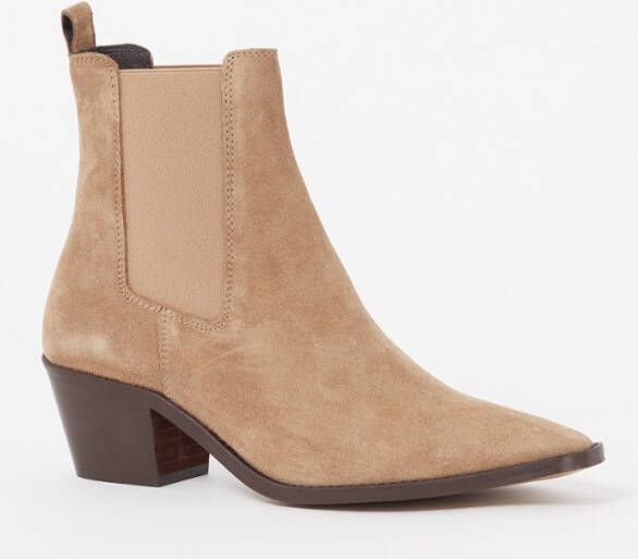 Dune London Pexas chelsea boot van leer