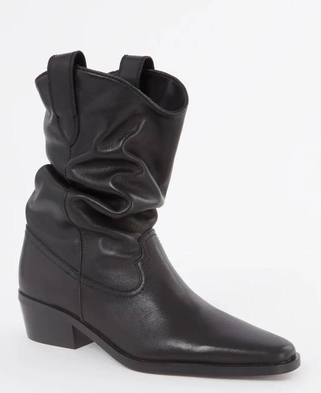 Dune London Prims cowboylaars van leer