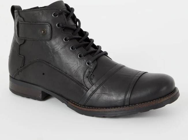 Dune London Simon veterboot van leer