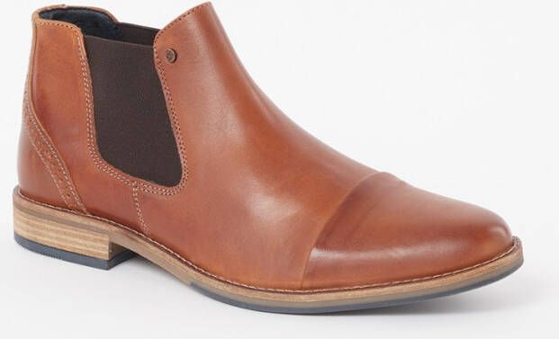 Dune London Wide Fit Chilean chelsea boot van leer