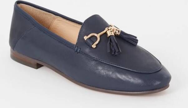 Dune London Wide Fit Greysons loafer van leer