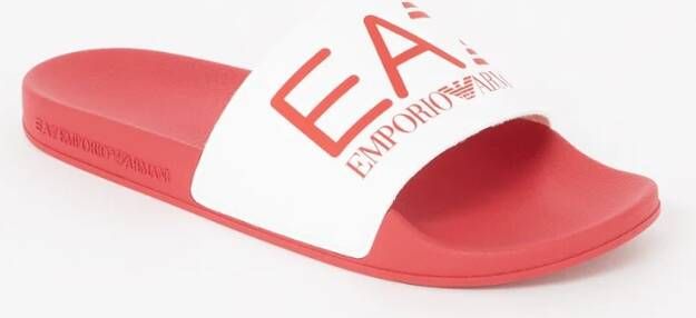 Emporio Armani Beachwear slipper met logo