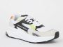 Emporio Armani EA7 Witte Sneakers Sonic Mix Hardloopschoenen Multicolor Heren - Thumbnail 2