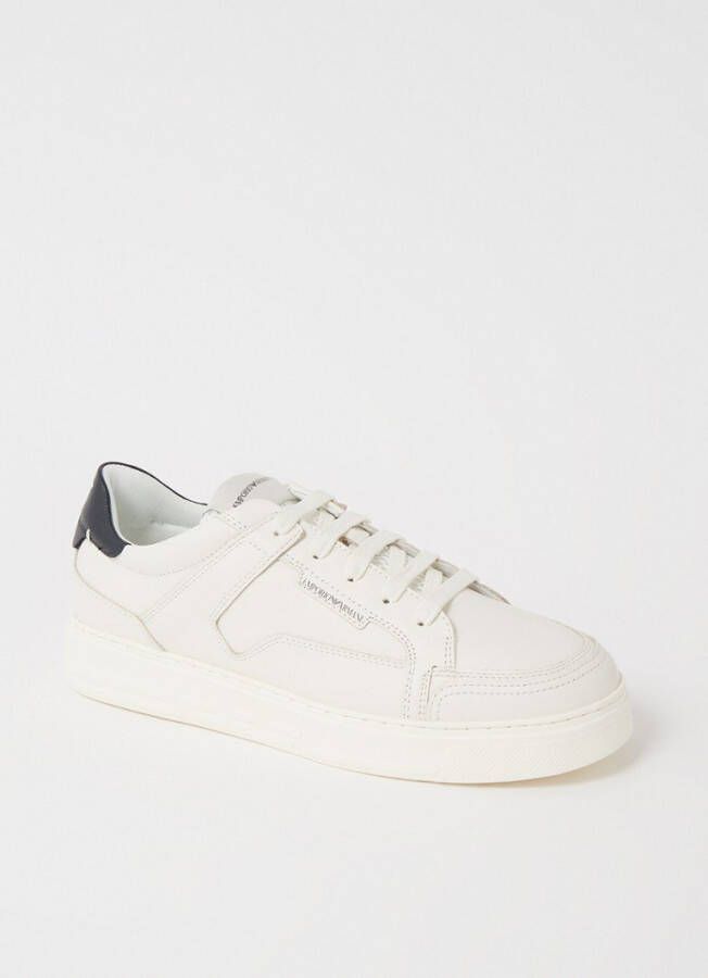 Emporio Armani Sneaker van leer