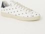 Emporio Armani Sneakers van leer met all-over logo - Thumbnail 2