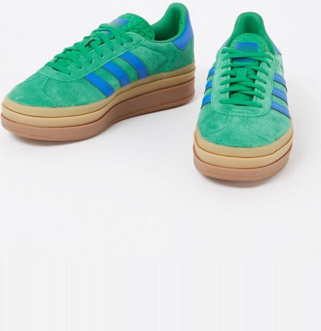 Adidas Gazelle Bold sneaker met suède details