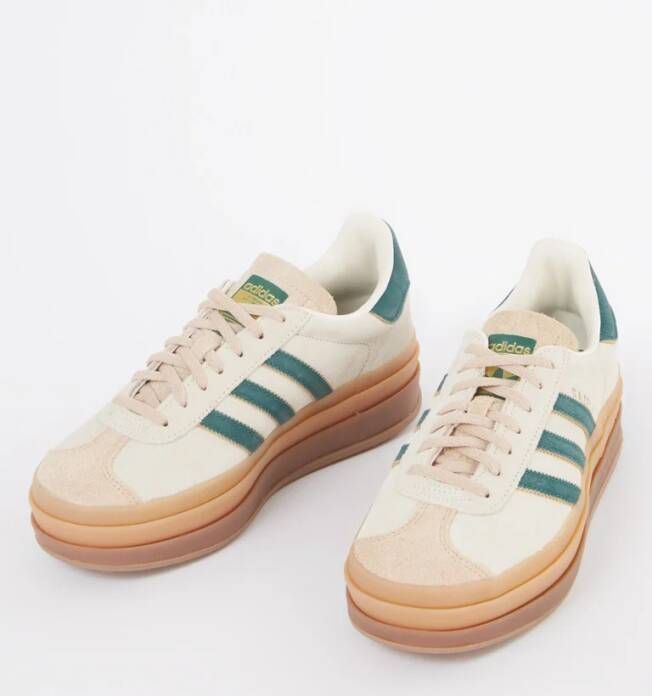 Adidas Gazelle Bold sneaker van leer met suède details