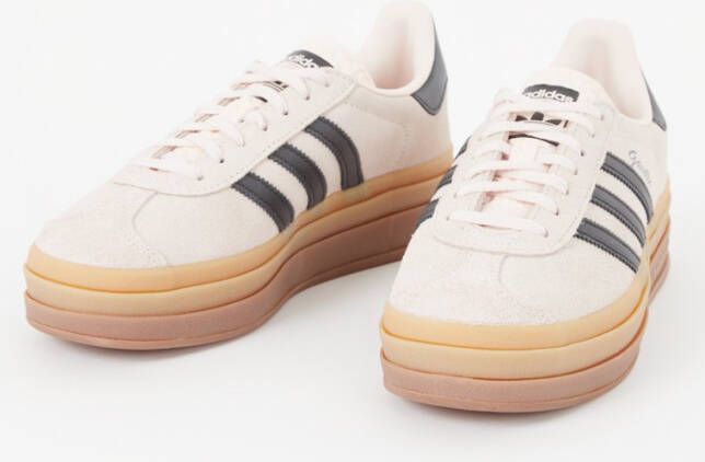 Adidas Gazelle Bold sneaker van suède met leren details - Foto 2