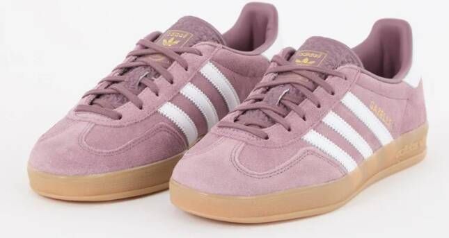 Adidas Gazelle Indoor sneaker van suède met leren details