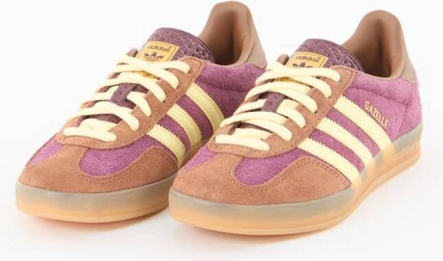 Adidas Gazelle Indoor sneaker van suède met leren details