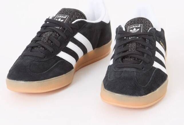 Adidas Gazelle Indoor sneaker van suède met leren details