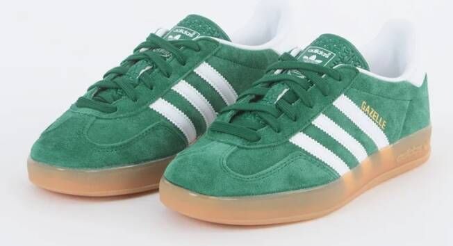 Adidas Gazelle Indoor sneaker van suède met leren details