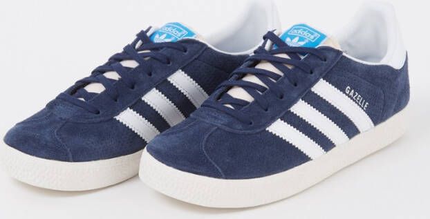 Adidas Gazelle sneaker van suède met leren details