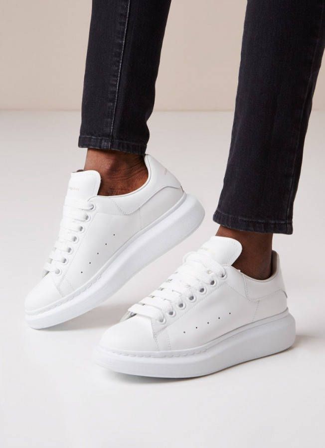 alexander mcqueen Oversized sneaker van kalfsleer