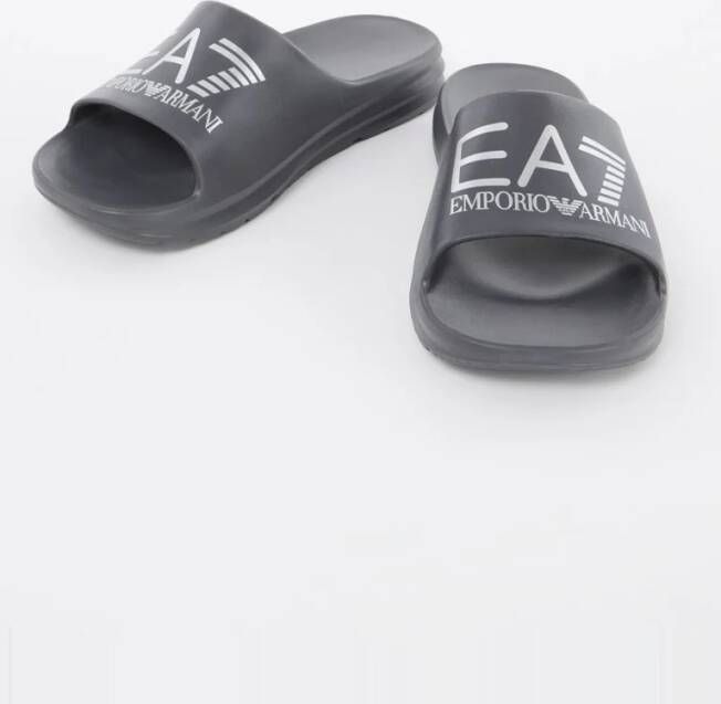 Armani Slipper met logoprint