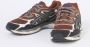 Asics GEL-NYC | Reddish Brown Black Bruin Leer Lage sneakers Unisex - Thumbnail 3