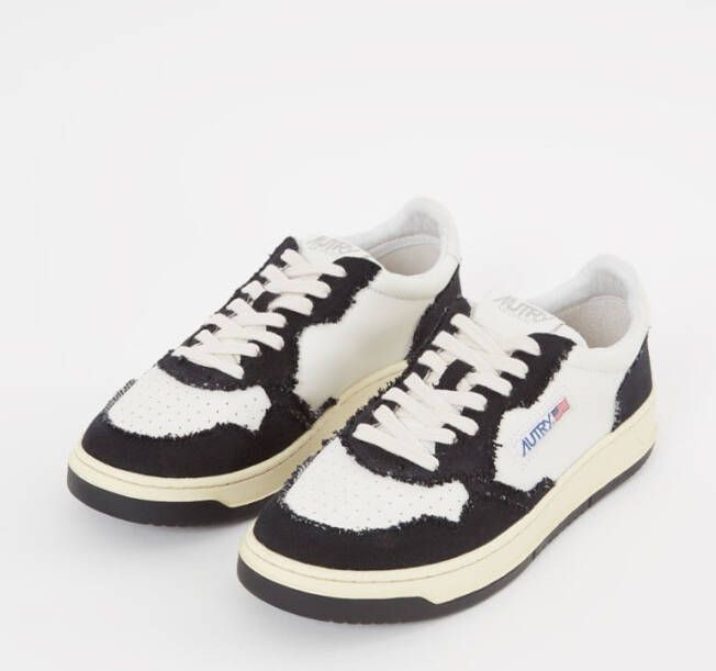 Autry Medalist Low Canvas sneaker van leer