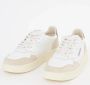 Autry Witte leren sneakers met groene hiel geïnspireerd op jaren 80 design White Heren - Thumbnail 26