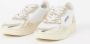 Autry Witte Platina Leren Sneakers Vintage-geïnspireerd Wit Dames - Thumbnail 114