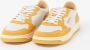 Autry Leren sneakers met logo-details en kleurblok-ontwerp Yellow Heren - Thumbnail 7