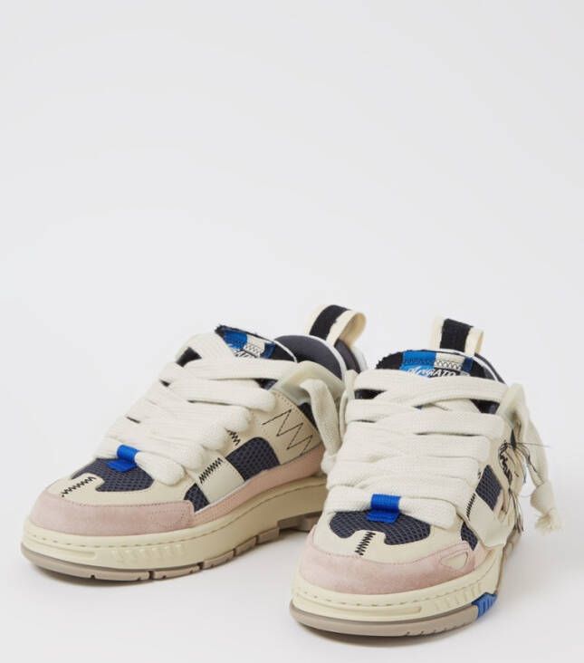 Axel Arigato Area Patchwork sneaker van leer met nubuck details