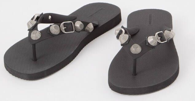 Balenciaga Cagole slipper met studs