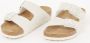 Birkenstock Arizona Antique White Suede Leren Sandalen Beige - Thumbnail 68