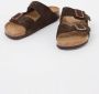 Birkenstock Bruin Suède Heren Slippers Stijlvol Brown Heren - Thumbnail 39