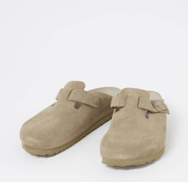 Birkenstock Boston instapper van suède