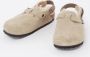 Birkenstock Beige Suède Sandalen met Shearling Voering Beige Dames - Thumbnail 21