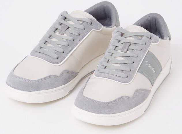 Calvin Klein Sneaker van met suède details en logo