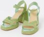 Castañer Valle sandalette met lurex en geitenleren detail - Thumbnail 2