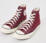 Converse Chuck 70 Hi sneaker van canvas Aubergine - Thumbnail 2