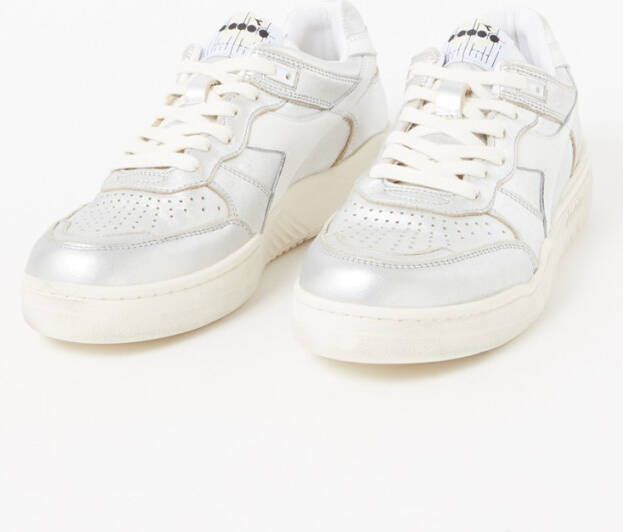 Diadora B-560 Metal sneaker met metallic finish