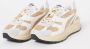 Diadora Mesh Runner Sneakers Leer Dames Goud - Thumbnail 3