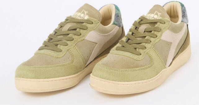 Diadora Mi Basket Low sneaker van kalfssuède