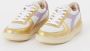 Diadora Sneakers Dames Lage sneakers Damesschoenen Leer Bask met dirty Lila combi - Thumbnail 14