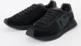 Dolce & Gabbana Zwarte Suède Mesh Aria Sneakers Black Heren - Thumbnail 4