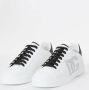 Dolce & Gabbana Witte Leren Sneakers met Geperforeerd Logo White Heren - Thumbnail 23