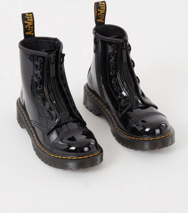 Dr Martens Dr Martens Sinclair Bex biker boot van lakleer