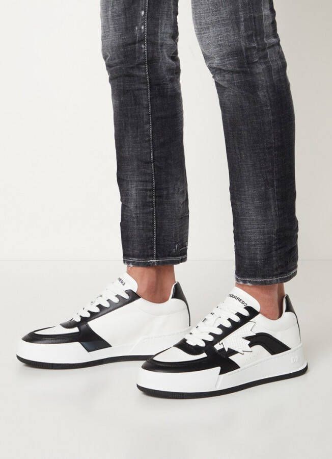 Dsquared2 Canadian sneaker van kalfsleer