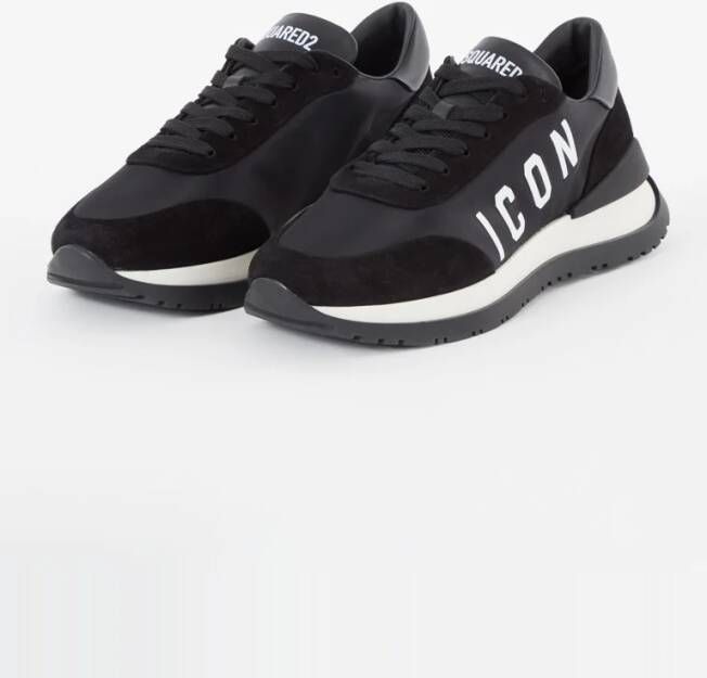 Dsquared2 Icon Runner sneaker met suède details