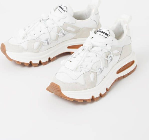 Dsquared2 Run sneaker met suède details