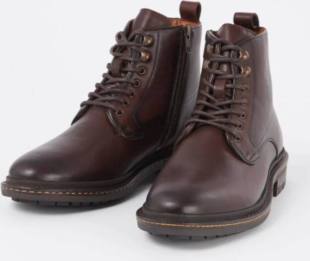 Dune London Calio veterboot van leer