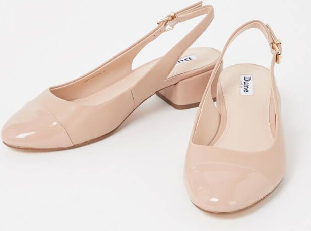 Dune London Casing slingback van leer