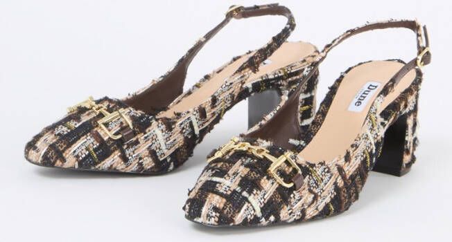 Dune London Choices slingback met horsebit