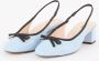 Dune London Classy slingback van leer met strikdetail - Thumbnail 2