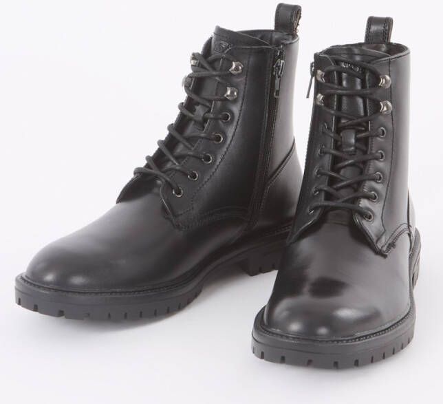 Dune London Cohen veterboot van leer