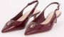 Dune London Context slingback van leer met strass - Thumbnail 2