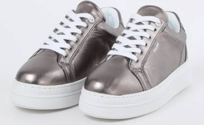 Dune London Eastern sneaker van leer